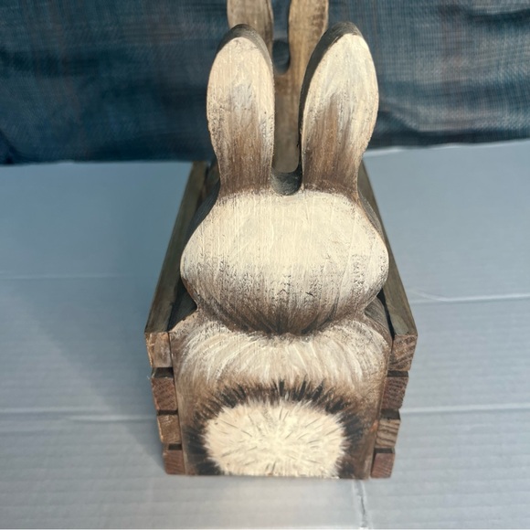 Rustic Brown Rabbit Holiday Decor - Picture 2 of 8